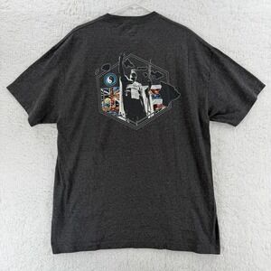 T&C Surf Designs Shirt Mens XL Gray Hawaii Yin Yang King Kamehameha Surf T-Shirt